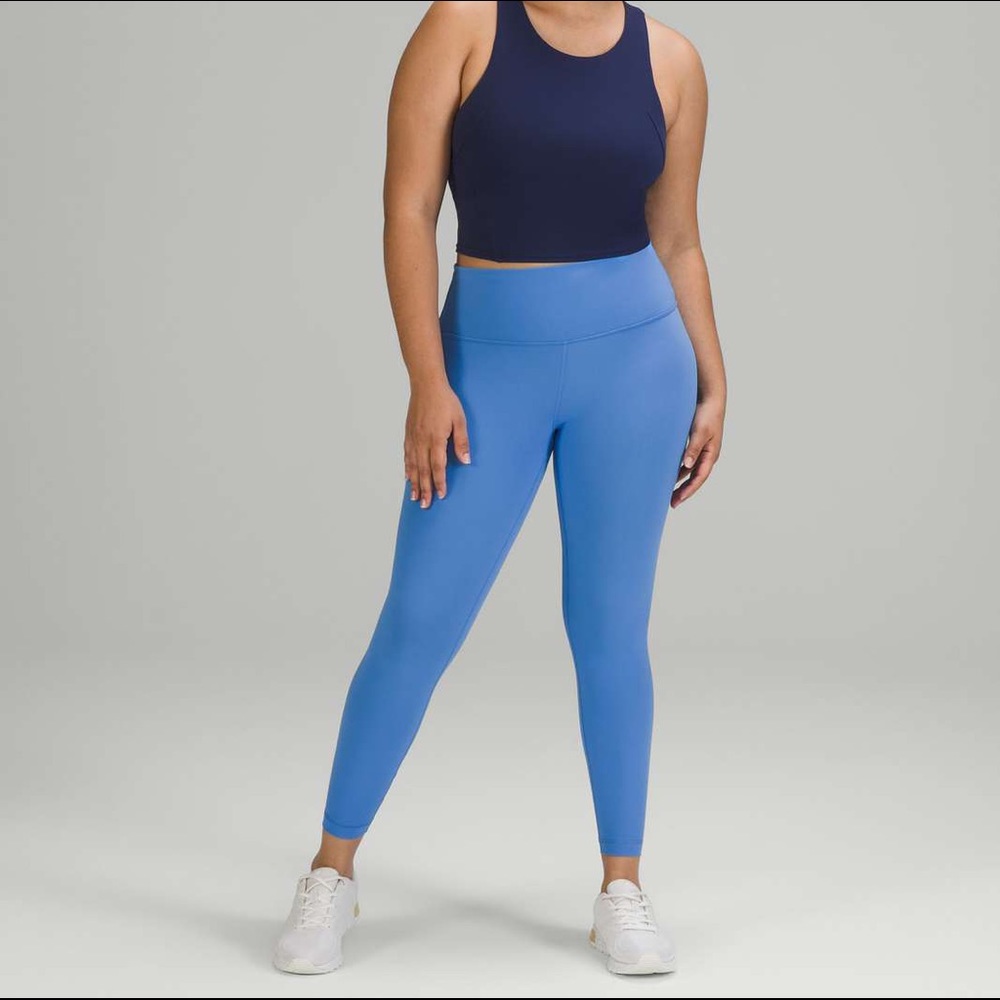 NWT Lululemon Wunder Train High-Rise Tight 25" Blue Nile